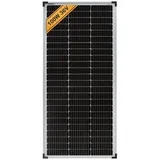 enjoy solar Solarmodul Klassisch Monokristallin Perc 36V/100W-200W, Monokristallin PERC, (Hohe Betriebsspannung von 36V, perfekt für 24V Systeme), Aufbau mit 166mm, 9-Busbars Monokristalline PERC-Zellen