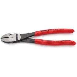 KNIPEX Kraft-Seitenschneider, Schwarz atramentiert, mit Kunststoff überzogen