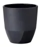 Mepal Silueta Trinkbecher, 200 ml, Platzsparende und stapelbare Becher für jede Outdoor- und Indoor-Aktivitäten, Farbe: nordic black
