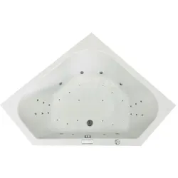 Eckwhirlpool Sanibay Marseille, 145x145cm, mit Whirlpoolsystem COMFORT