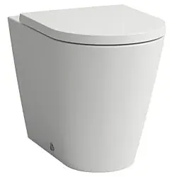 LAUFEN Kartell Stand-Tiefspül-WC H8233377570001 weiß matt, spülrandlos, Form innen rund