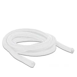 Delock Geflechtschlauch selbstschließend 2 m x 9 mm weiß