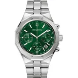 BULOVA 96B409 Herren-Chronograph MISC Classic Stahl/Grün