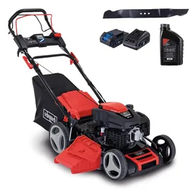 SCHEPPACH MS225-53E 8-in-1 inkl. 1 x 2,0 Ah Akku + Ladegerät 2,4 A + 2. Messer + Motoröl