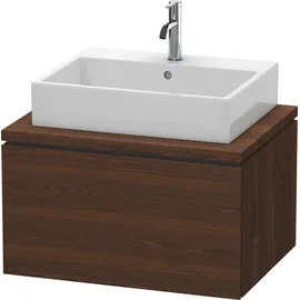 Duravit L-Cube 72x54,7cm, Nussb geb., f Kons, 1 Auszug