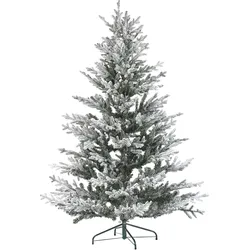 Künstlicher Weihnachtsbaum schneebedeckt 180 cm weiß BRISCO