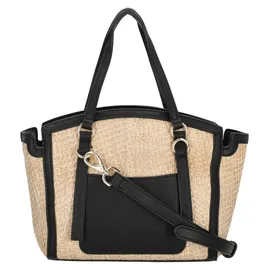 Valentino Demetra Henkeltasche Kunstleder Beige/Black