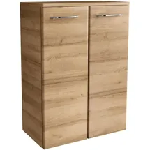 Fackelmann Milano Doppel-Midischrank 60,2 x 82,6 x 32 cm Braun