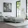 CARO-Möbel Futonbett Laredo 90 x 200 cm Textil grau