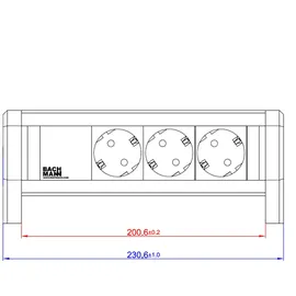 Bachmann Desk 2, 3-fach (339.1002)