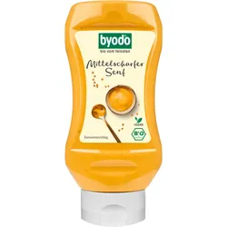 BYODO Mittelscharfer Senf in der PET-Flasche (300 ml) Bio