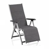 Kettler BASIC PLUS PADDED, Aluminium Silber / Outdoorgewebe Anthrazit