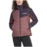 Adidas Terrex Multi Synthetic Insulated Jacke - Aurora Black / Quiet Crimson - S