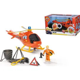 Simba Feuerwehrmann Sam Hubschrauber Wallaby mit Figur 15 cm