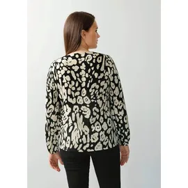 ALBA MODA Schlupfbluse schwarz 34