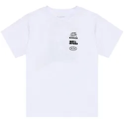 Troy Lee Designs Overload Kinder T-Shirt, weiss, Größe S