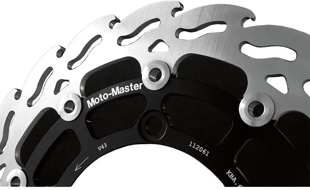 Moto-master Flame Suzuki 112060 Right Front Bremsscheibe - Black - One Size