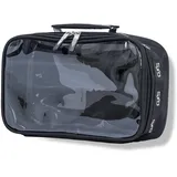 glamseries GlamRoller Pouch Taschen Inlay 300 x 175 x 85 mm, PVC-beschichtete Make Up Tasche mit transparentem Deckel