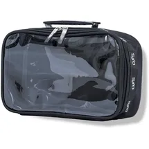 glamseries GlamRoller Pouch Taschen Inlay 300 x 175 x 85 mm, PVC-beschichtete Make Up Tasche mit transparentem Deckel