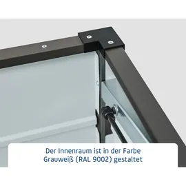Hörmann Gartenbox Euroline B 166 × T 88 × H 73 cm (Größe 2) Anthrazitgrau (RAL 7016)