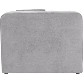 Home Affaire Ottomane HOME AFFAIRE "Sundstrup", grau, B:100cm H:76,5cm T:153cm, 100% Polyester, Sofas, Ottomane, Modulserie, individuelle Zusammenstellung