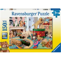 Puzzle RAVENSBURGER "Verspielte Welpen", bunt, Puzzles, KinderB:36cm H:49cm, Made in Germany, B:36cm H:49cm