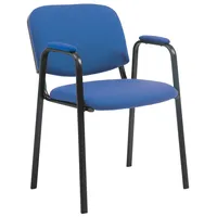 CLP Besucherstuhl Ken Pro Stoff blau