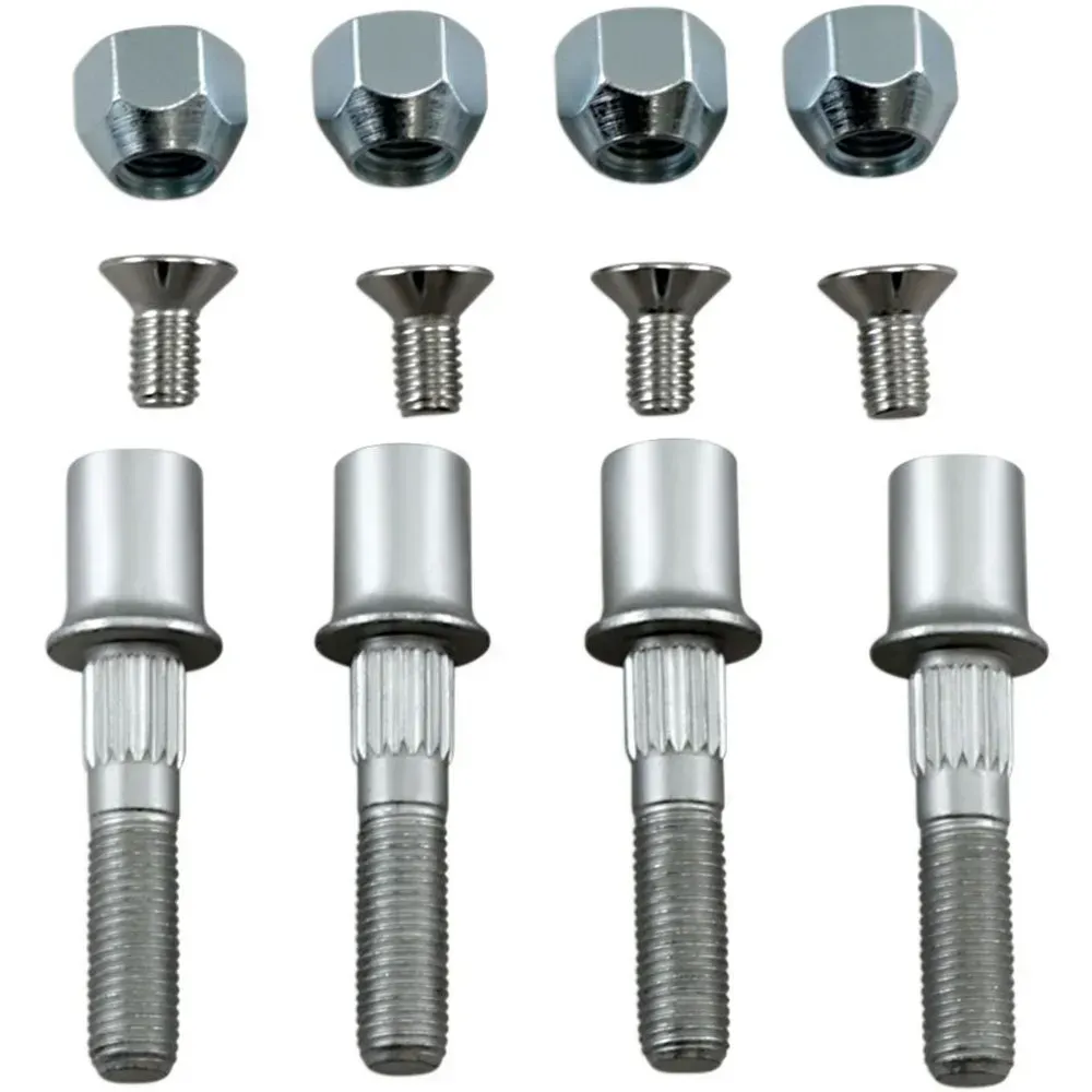 Moose Hard-parts 85-1078 Can-am Outlander 500 Efi 10-13 Muttern-und Bolzen-set Für Vorder-und Hinterrad - Silver - One Size