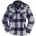 mit Sherpa-Futter beige/blau XL