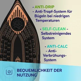 MPM Dampfbügeleisen MZE-30 braun