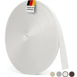 BAUHELD 50m Rollladengurt 20mm Weiß