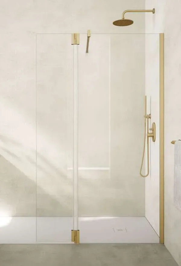 Profiltek KLEE Duschwand Walk-In mit beweglichen Teil.. - Duschkabine