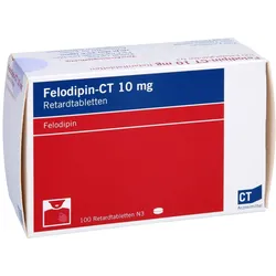 Felodipin-ct 10 mg Retardtabletten 100 St