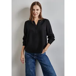 Langarmbluse, im Tunika-Stil, Gr. 38, Black, , 86847312-38
