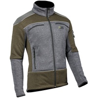 PSS Faserstrickjacke X-treme Arctic Grün/Grau - M
