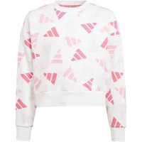 Adidas Seasonal Essentials Logo Celebration Fleece Sweatshirt White 128