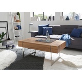 MCA Furniture Couchtisch Paphos Asteiche furniert braun 110 x 45 x 110 cm