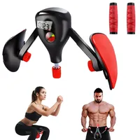 Aohcae 3 In 1 Oberschenkeltrainer, Beckenboden Trainingsgerät, Adduktoren Trainingsgerät Fitness Geräte Zuhause Beine, Beinpresse, Beckenbodentrainer für Männer & Frau Beintraining Armtraining (Rot)