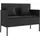 vidaXL Gartenbank 61 x 57 x 87 cm Schwarz