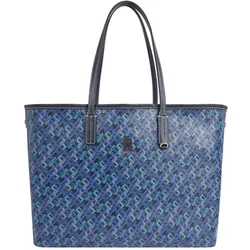 Tommy Hilfiger Shopper TH Monoplay Leather Tote Mono space blue