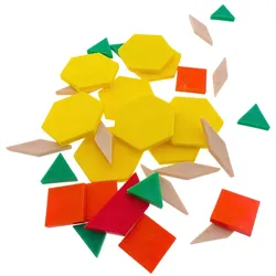 Formenmix-Plättchen ? Farbenfroh entdecken, was Geometrie bedeutet!