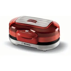 Ariete 205R Party Time 2 in 1 Hamburger Maker, 1200 Watt - Bereitet in nur 5 min. 2 köstliche Hamburger zu