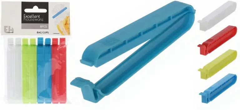 Frischhalteclips 8 Stück 10cm