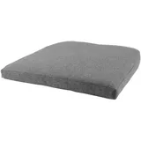 VCM ebuy24 Sitzkissen, Grau, Holzwerkstoff, 48x48x5 cm, Outdoor-Kissen, Outdoor-Sitzkissen