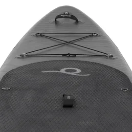 aquaget SUP Board Set 350 x 81 x 15 cm Schwarz