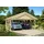 SKANHOLZ Doppelcarport Schwarzwald 6,84 x 6,00 m beige mit Rückwand