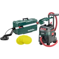 Metabo Set LSV 5-225 Comfort + Allessauger ASR 35 M ACP mit 25 Haftschleifblättern 225 mm P 120; Kunststoffkoffer