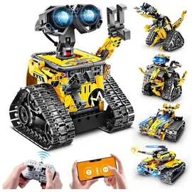 luxuskollektion CUBIMANA Technik Roboter 5-in-1 Fernsteuerung Bauspielzeug
