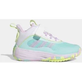 adidas Sportswear OWNTHEGAME 3.0 Basketballschuh für Kinder & Jugendliche grün|lila 36 EU