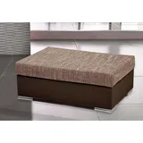 Collection AB Hocker John optional Federkernpolsterung 100 x 40 x 70 cm Braun